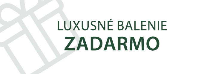 Luxusné balenie zadarmo