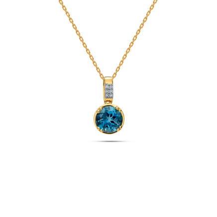 Prívesok Alro s Londom blue topásom 2,29ct