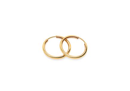 Minimalistické náušnice Krúžky 1 cm