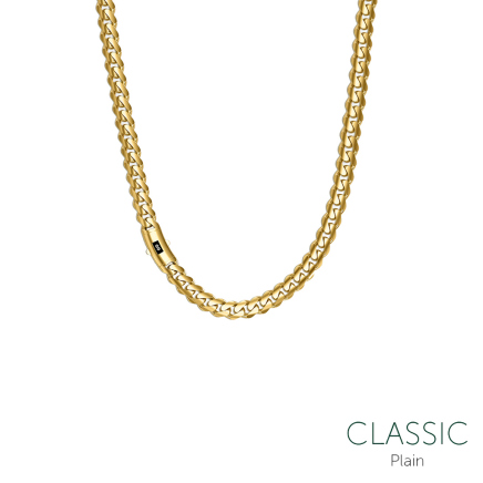 Monaco Chain Classic Plain lock 5 mm
