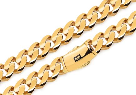 Monaco Chain Classic Plain lock 9,5 mm