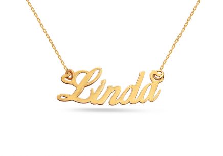 Zlatá retiazka s menom Linda