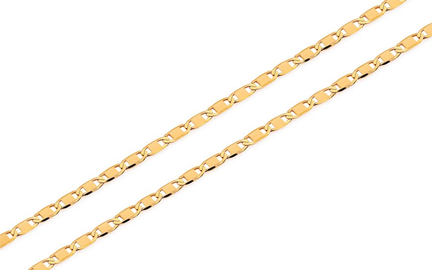 Zlatá retiazka Valentino 1,5 mm - IZ9254B