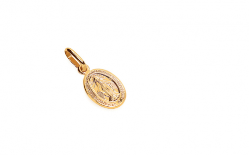 Zlatý medailón Panna Mária - IZ7617